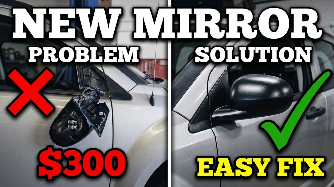 How to: Replace Front Side Mirror (2007 to 2012) Dodge Caliber