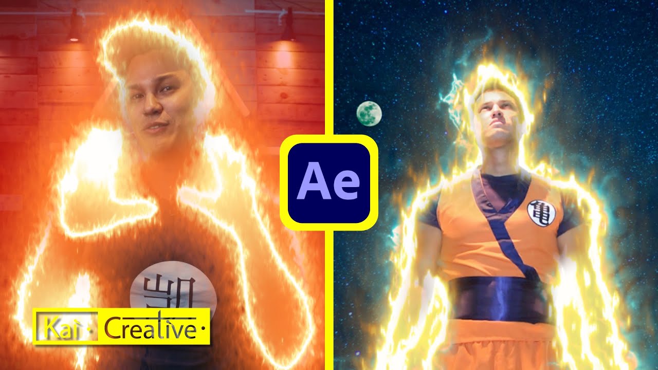 Fire and Aura Effects in After Effects - *Go SUPER SAYIYAN*  | KaiCreative