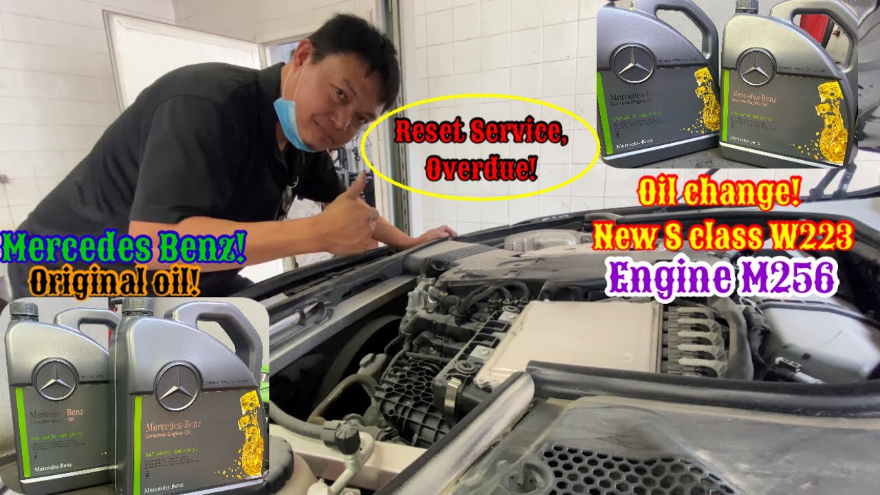 New Mercedes Benz S-450 Model Series W223 #OilChange #ServiceOverDue #SecretReveal @Ponz Mix Vlogs