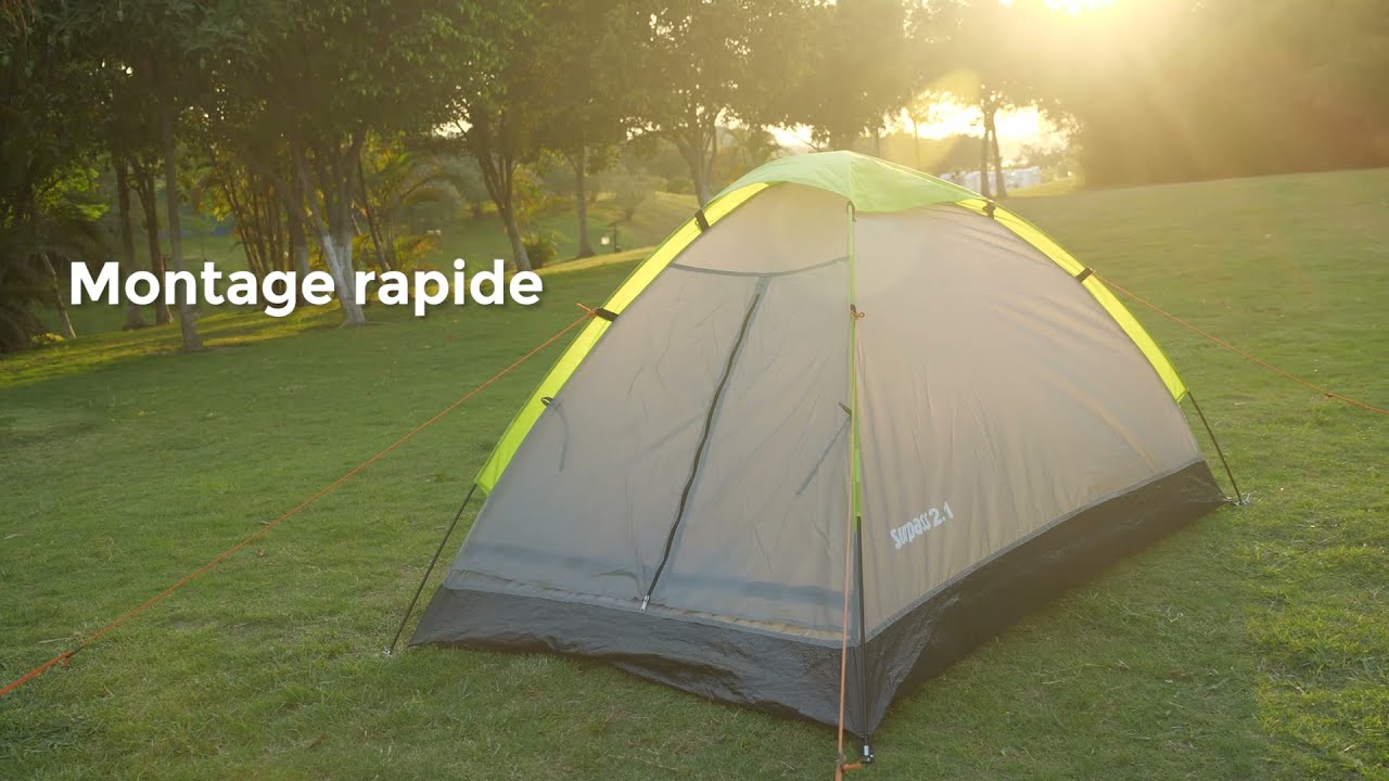 Tente de camping 2 Personnes - SURPASS