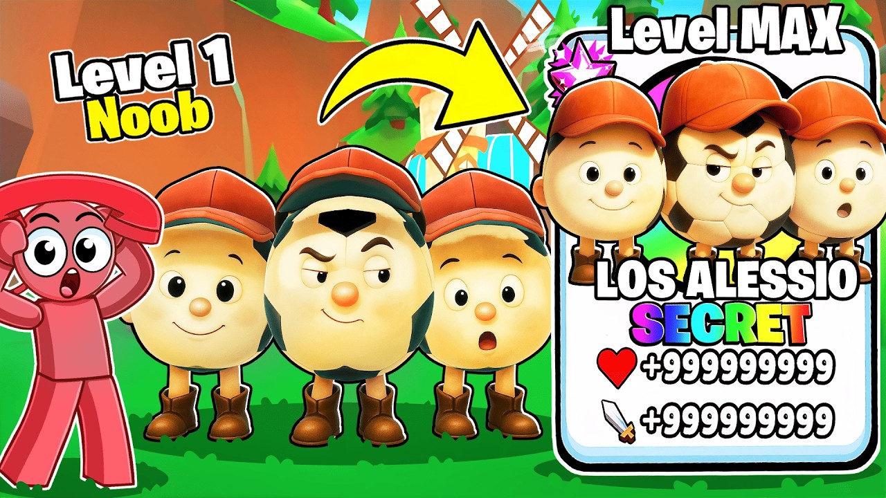 Unlocking Max Level OP SECRET LOS ALESSIO in Brainrot Evolution