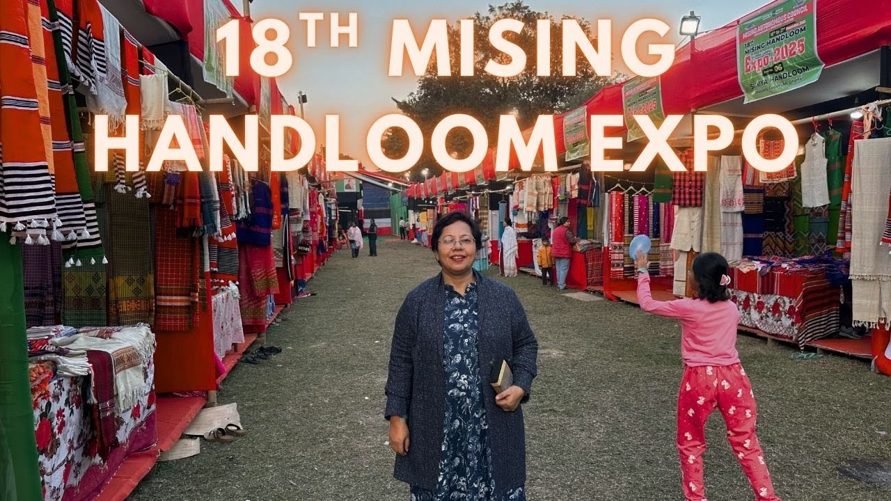 18th Mising Handloom Exp 2025 , near Vivanta #guwahatifoodblogger #misingexpo #highlight #followers