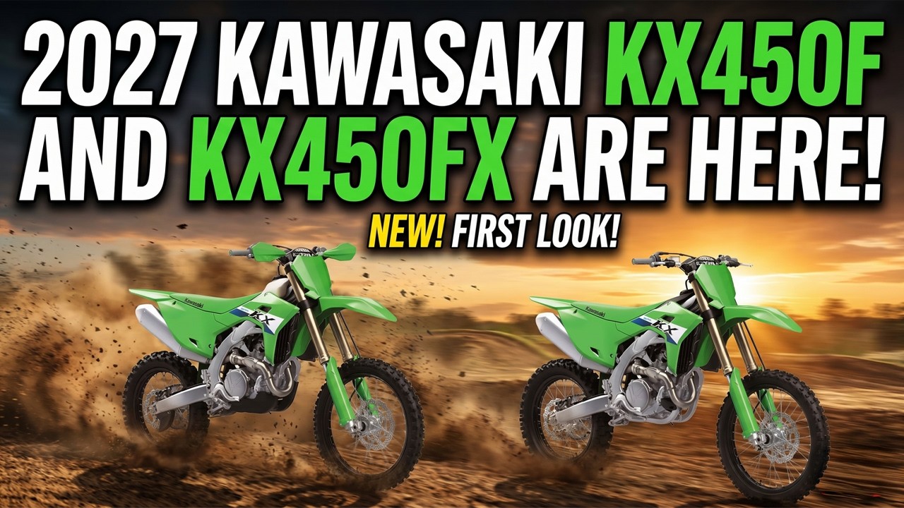 2027 KAWASAKI KX450F AND KX450FX ARE HERE AND NEW!!!
