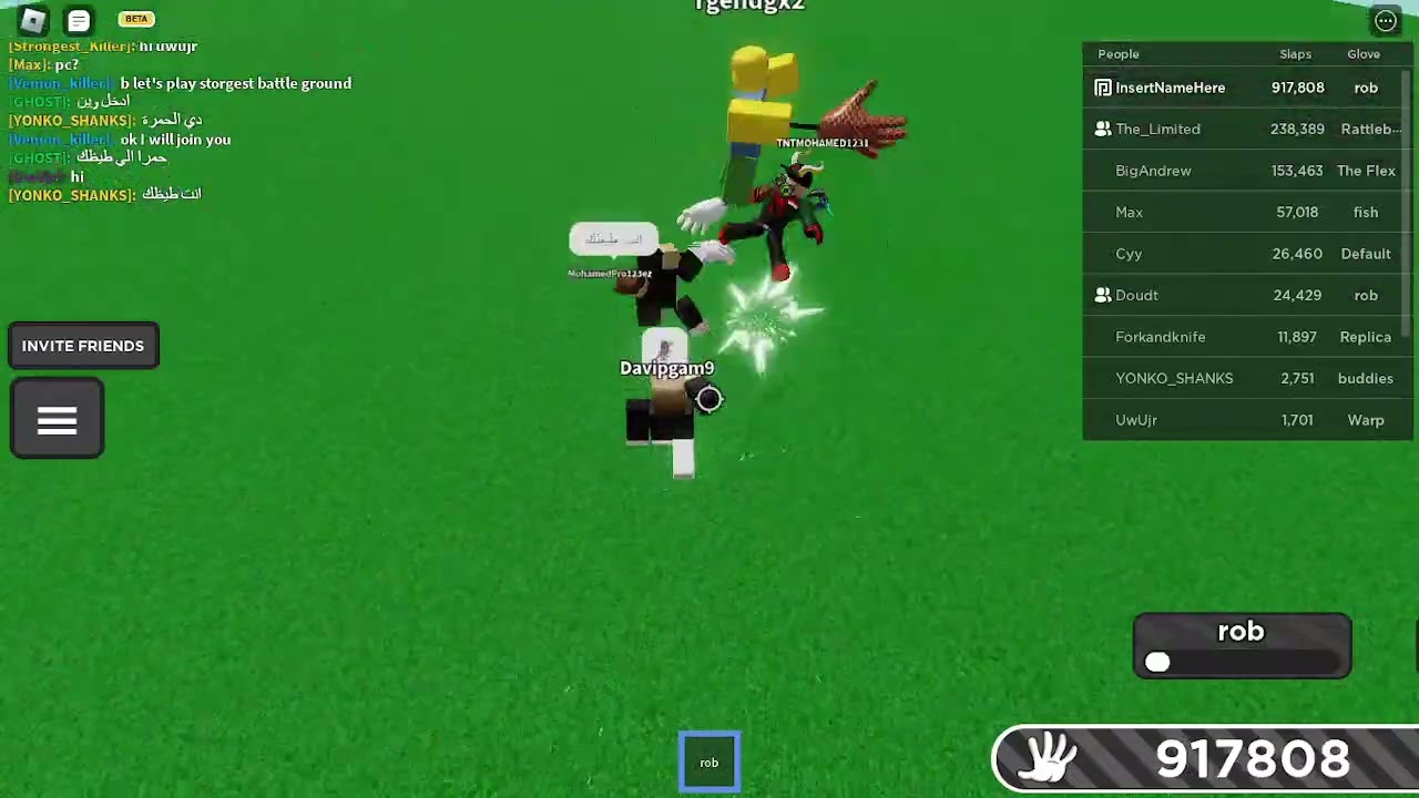 Slap Battles rob gameplay