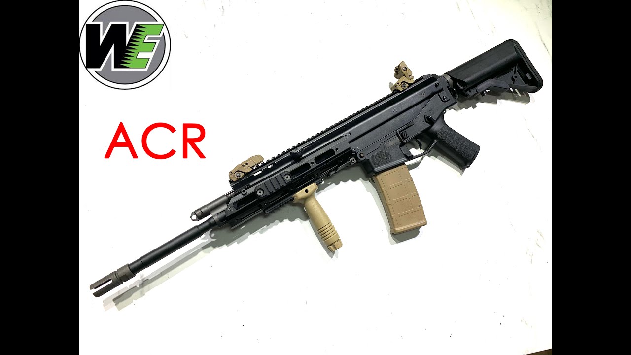 WE MSK/ACR rifle  GBB原廠開箱測試