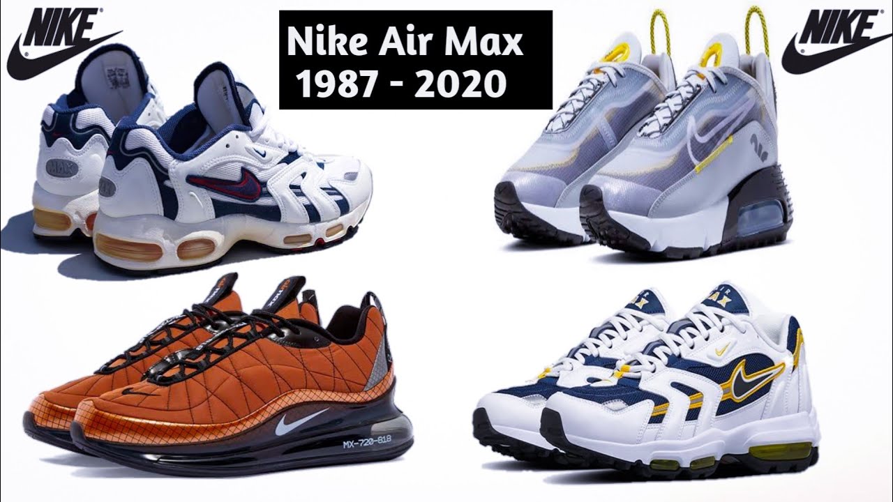 Эволюция кроссовок Nike Air Max Visible Air 1987&ndash;2020 | История кроссовок Nike Air, документальны...