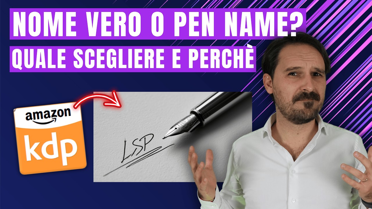 PEN NAME su Amazon KDP: ecco come CREARLO e SFRUTTARLO al massimo!