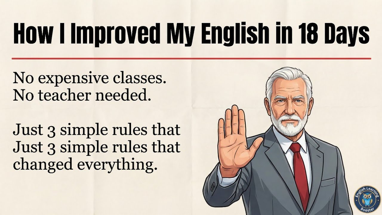 How I Improved My English in 18 Days | No Expensive Classes Needed