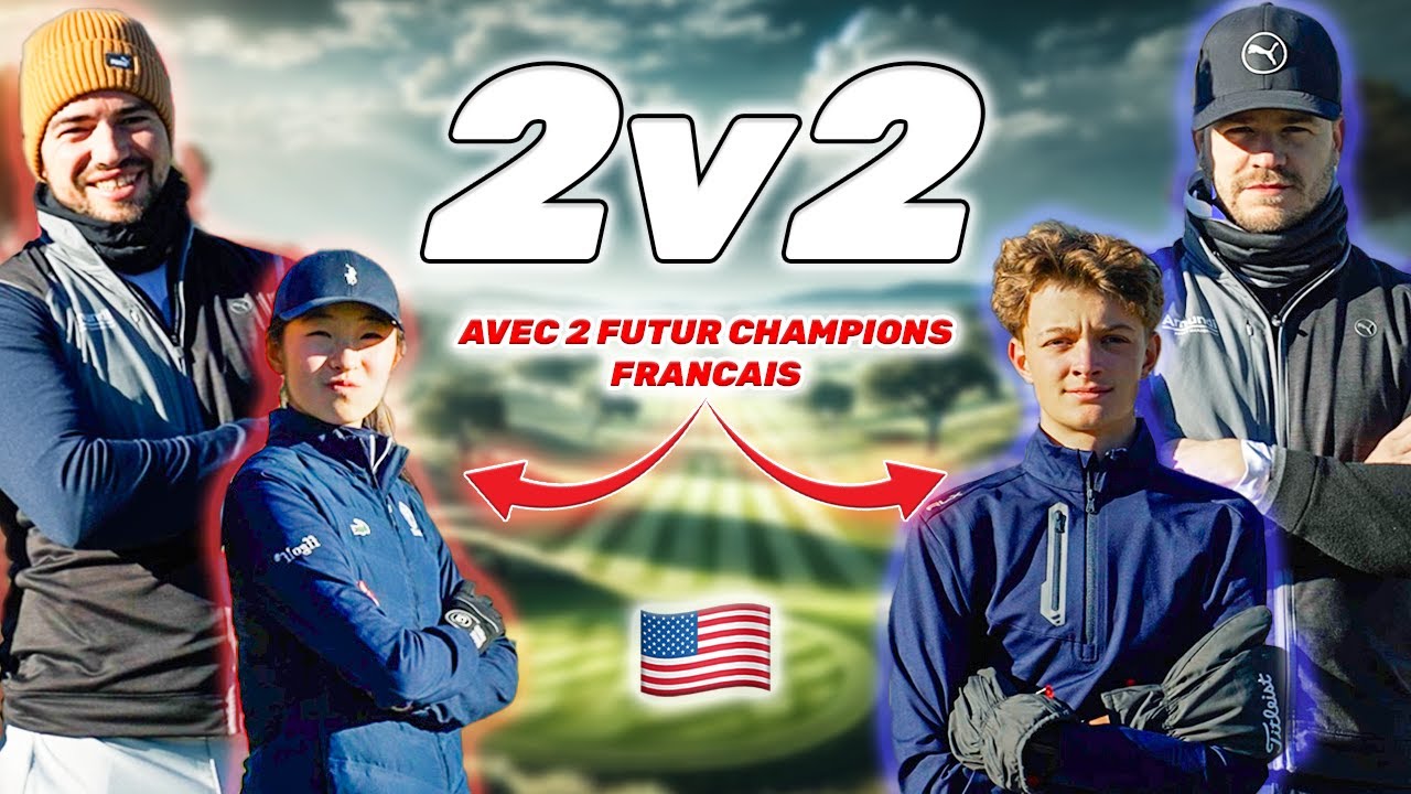 FOURSOME 🤯 avec deux jeunes champions 🇫🇷