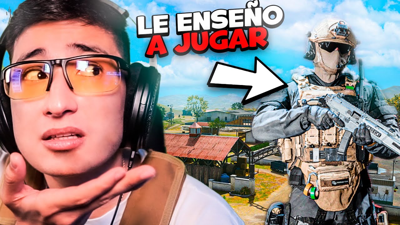 Le enseño a JUGAR A mi compa EL BOT l VIDGUN