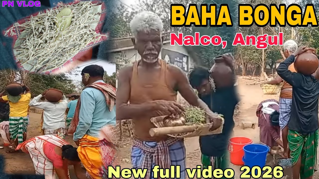 BAHA BONGA 🌿New full video 2026❤️Nalco,Angul !!#Pinkyvlog# santali parampara