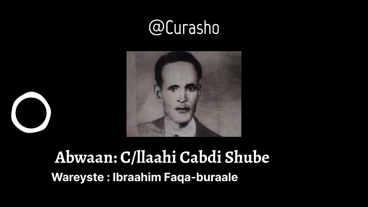 Abwaan C/llaahi Cabdi Shube 1972.