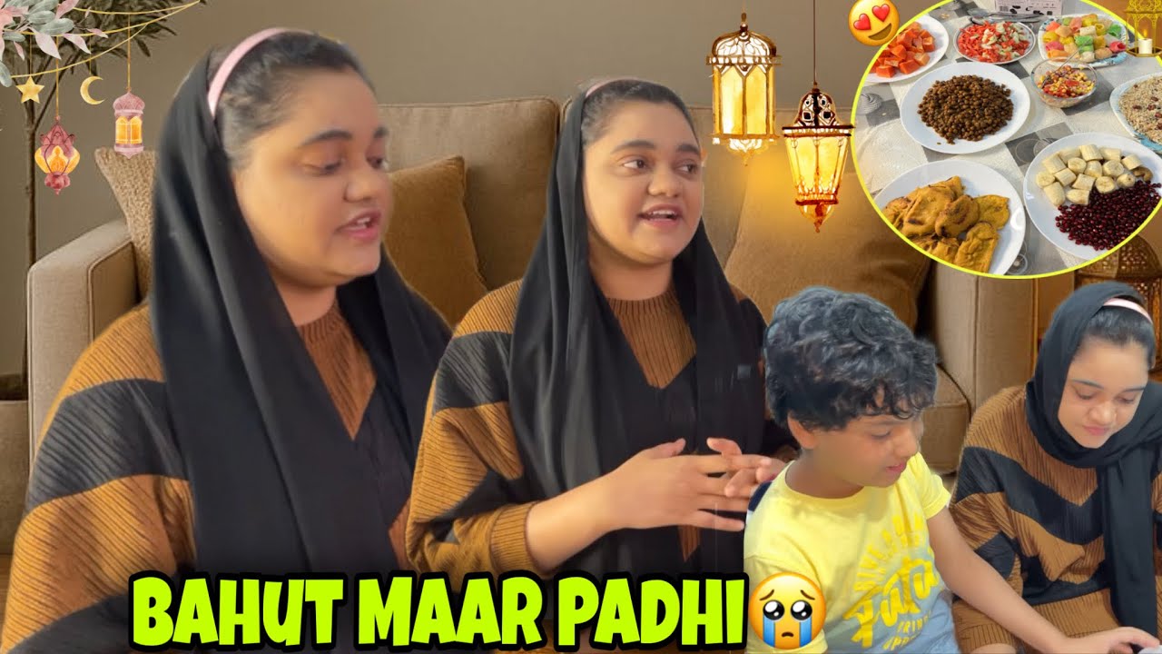Aaj iftaar me Bhut late Hogya☹️| Mummy ko severe OCD hai😱| falak ko maar padi 😇|