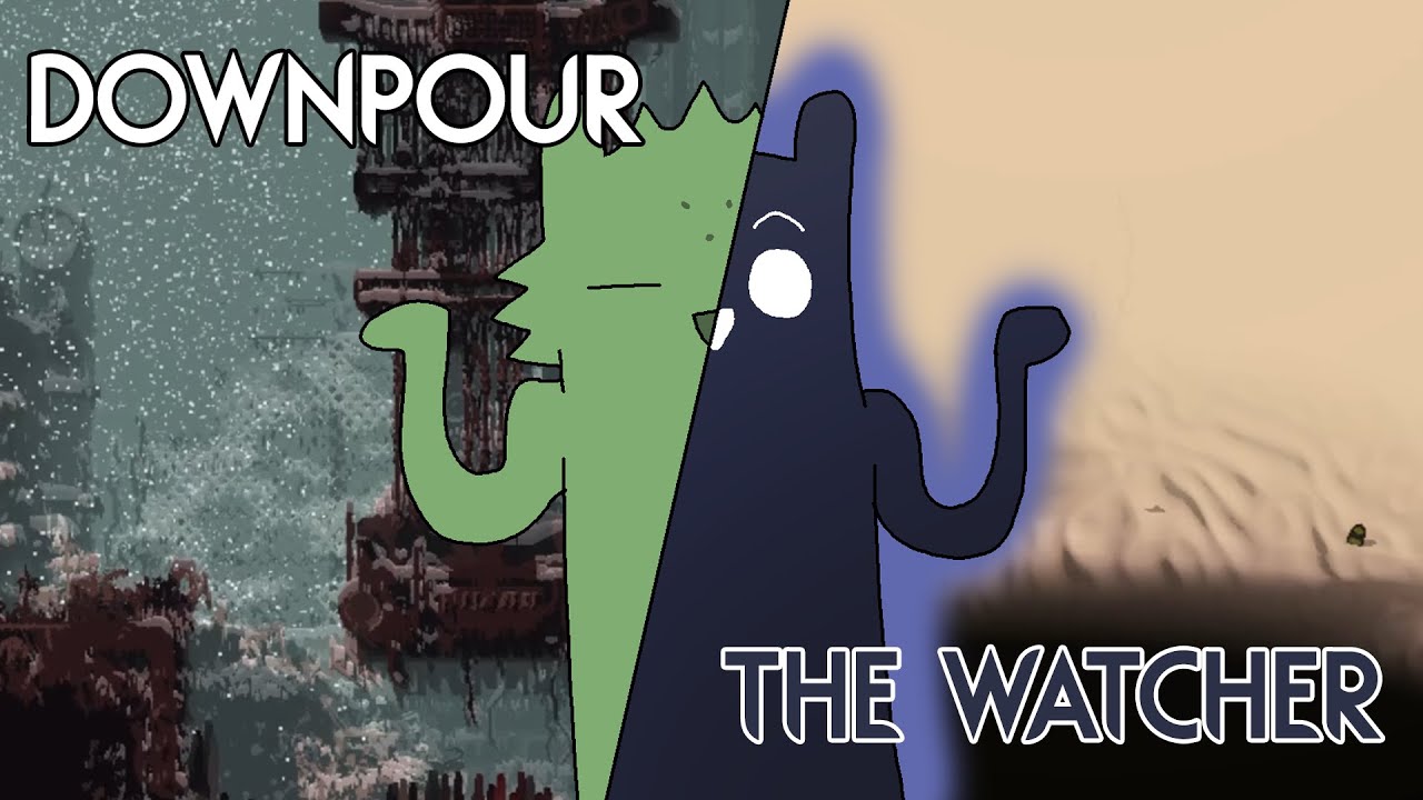 A Discussion on Rain World: Downpour vs. The Watcher