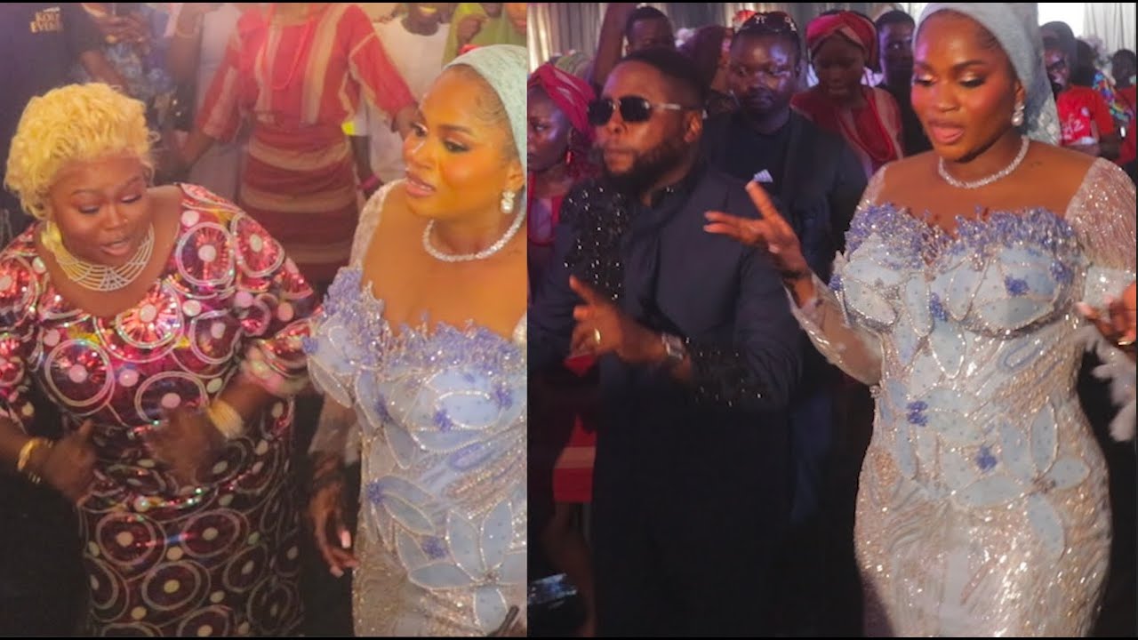BEST BRIDE AND GROOM ENTRANCE OF ALL TIME AS KEMITY SHOW HER DANCE MOVES