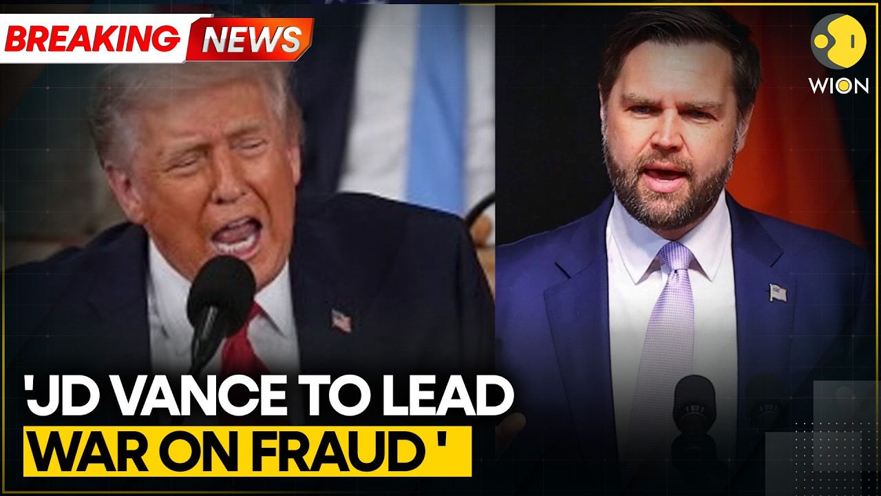 Trump State Of The Union Address: Trump Says JD Vance To Lead 'War On Fraud' | Breaking