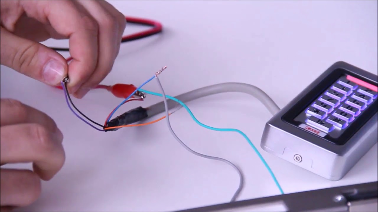 Kale 10-800 şifreli geçiş sistemi montajı (kablo bağlantısı) nasıl yapılır?(www.hirdavatfirsati.com)