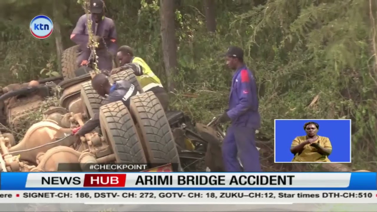 Three die after trailer loses control and crashes at Arimi Bridge