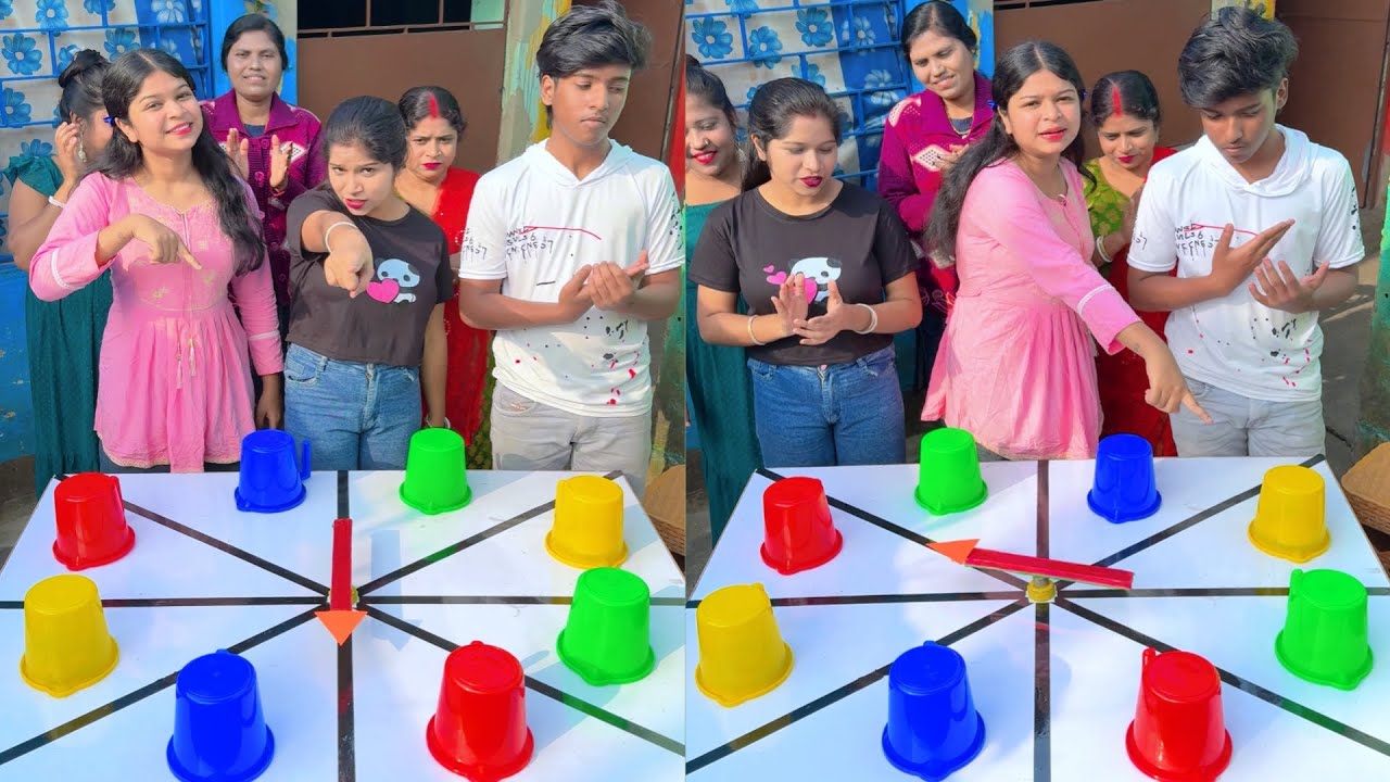 Spin Challenge | ভাগ্যের তীর ঘুরিয়ে কালারিং মগের নিচ থেকে গিফট নিয়ে যাও নতুন বছরের ভাগ্য পরীক্ষা 😍