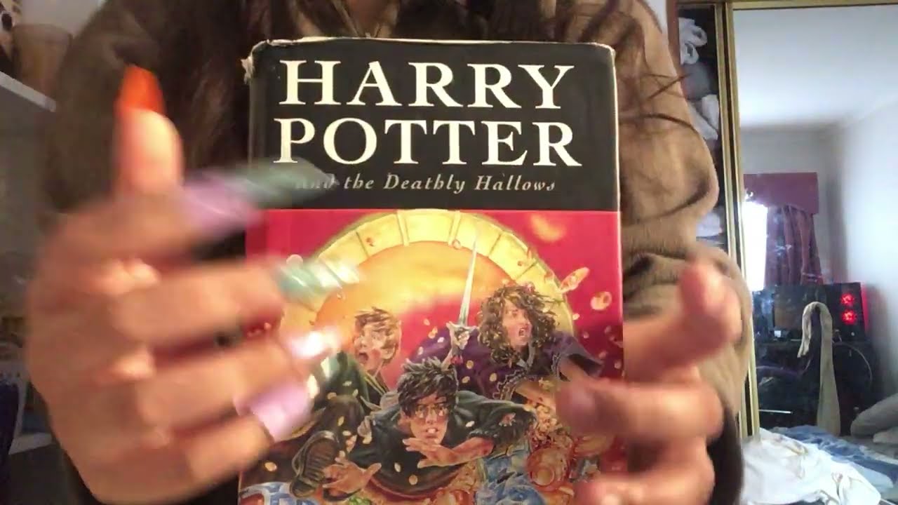 Harry potter books + long nails | Lofi Asmr ~
