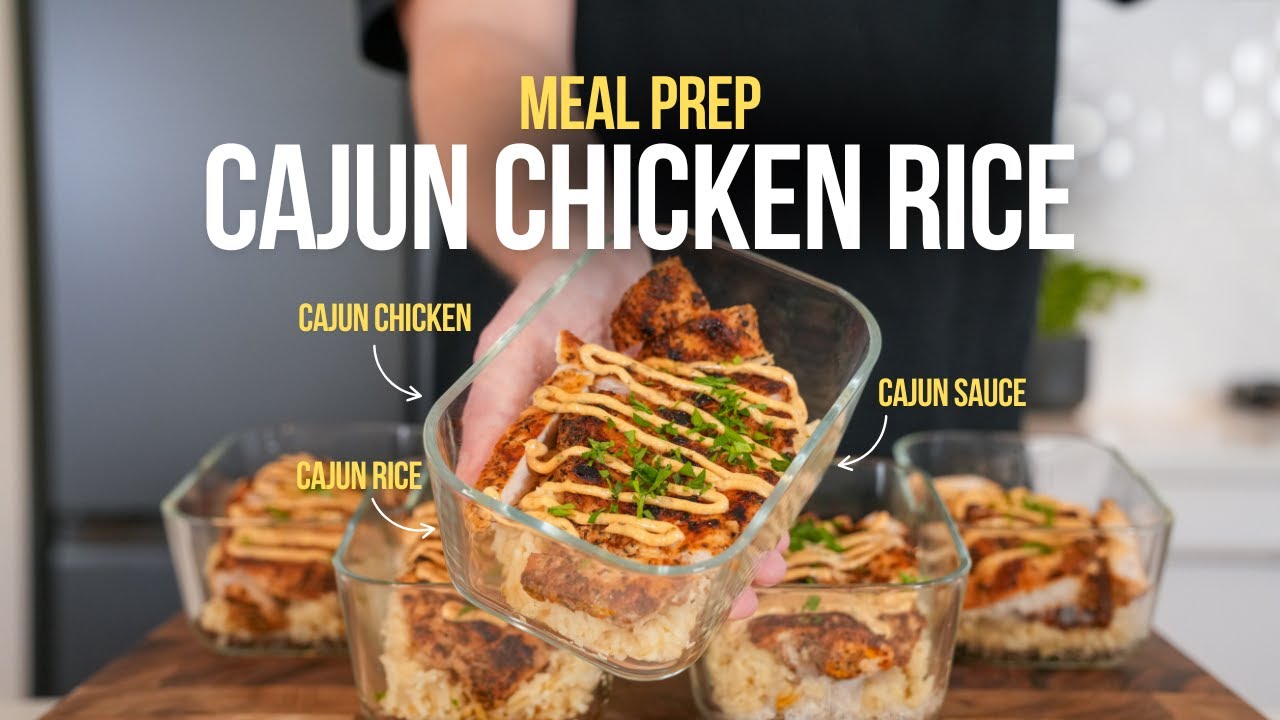 HIGH PROTEIN Budget-Friendly Cajun Meal Prep In 30 Minutes!