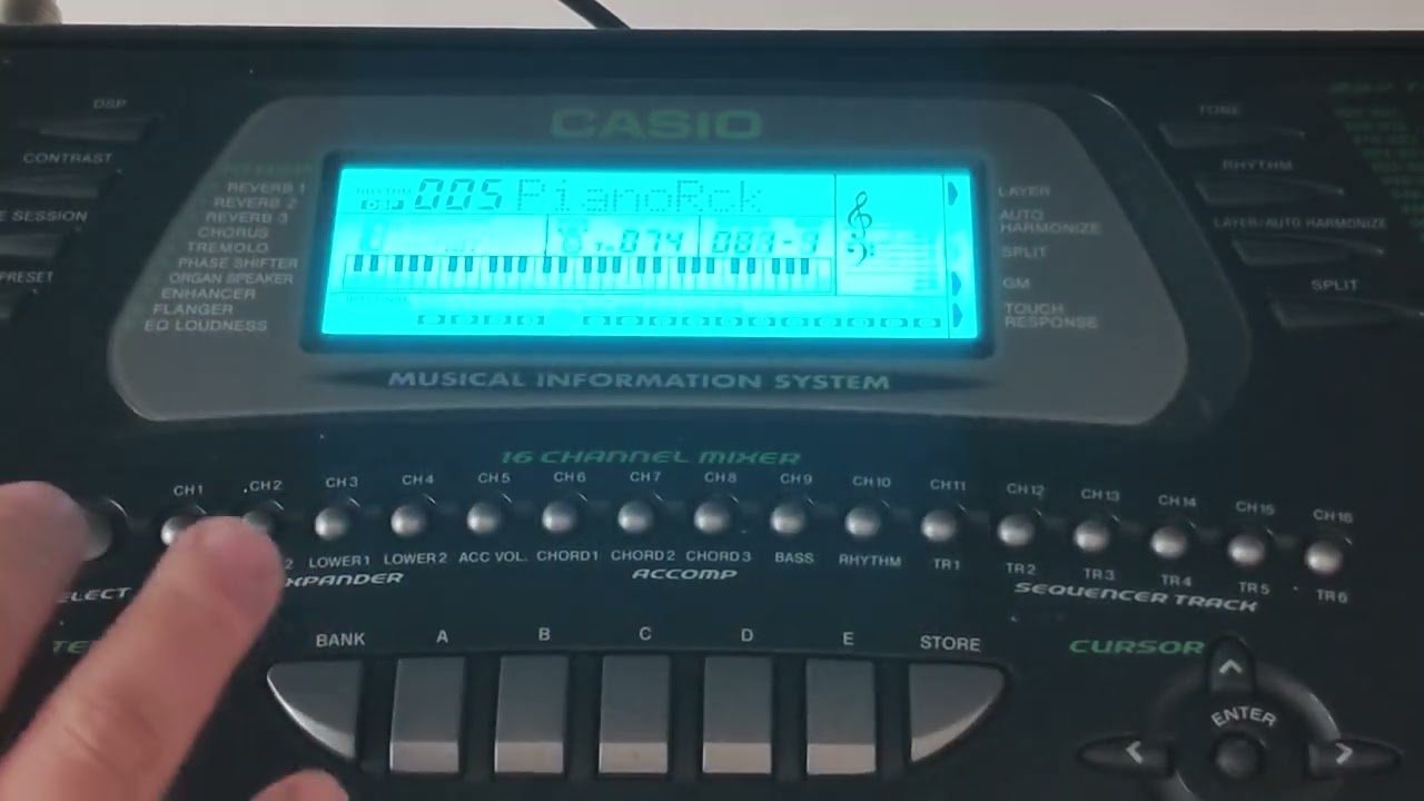 CASIO CTK-738 all rhythns