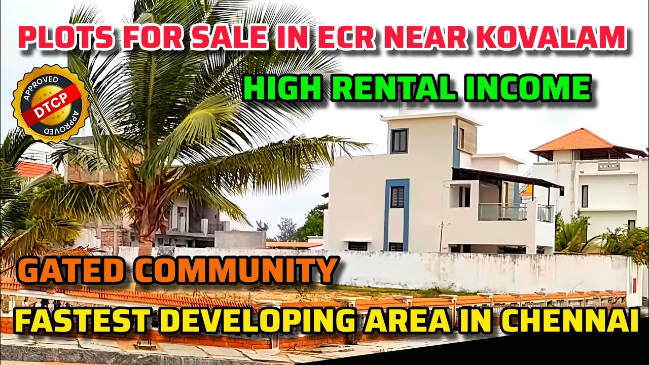 Plots for sale in ecr near Kovalam | land for sale in ecr 