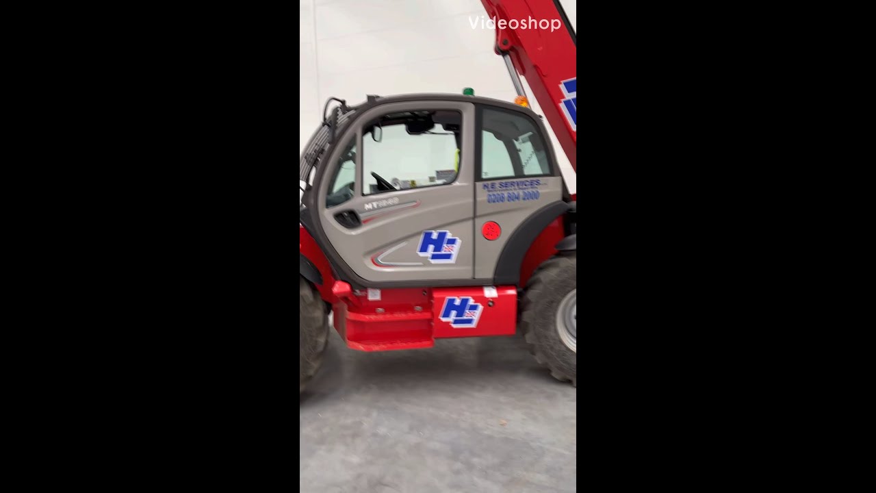 روش کار با تِله حَندلر manitou telehandler