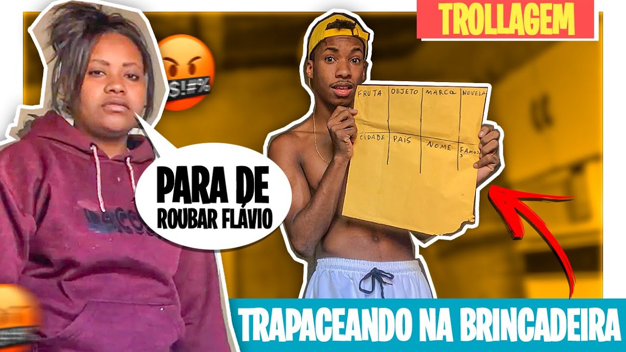 CHAMAI ELA PRA JOGAR ADEDONHA DE PAPEL E TRAPACEEI ( veja a reação dela )