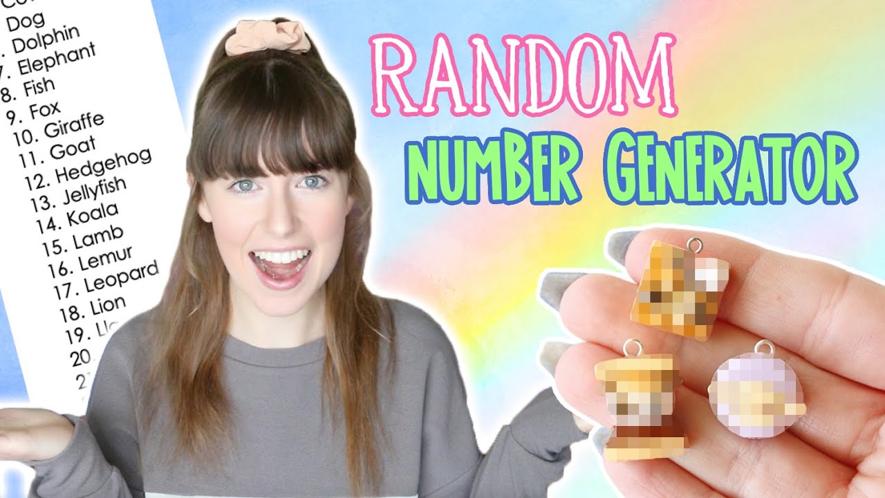 Random Number Generator Designs My Polymer Clay Charms #6