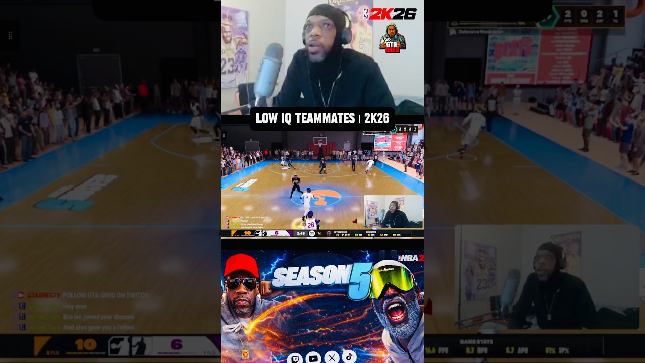 Rec Teammates Are Worse Than The Opponents #nba2k #nba2k26