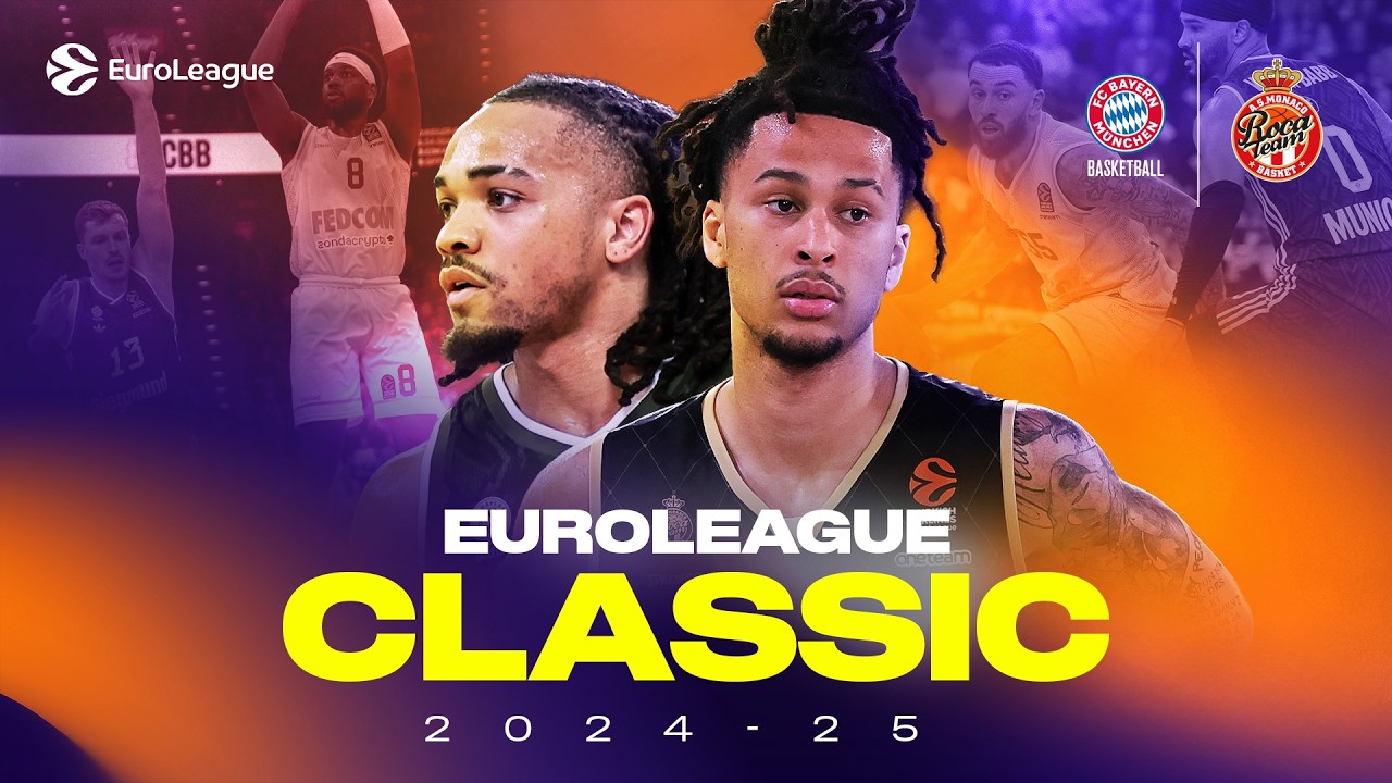 TIGHT till the end in a ONE-POINT THRILLER | Bayern - Monaco | EUROLEAGUE CLASSIC GAMES 2024-25