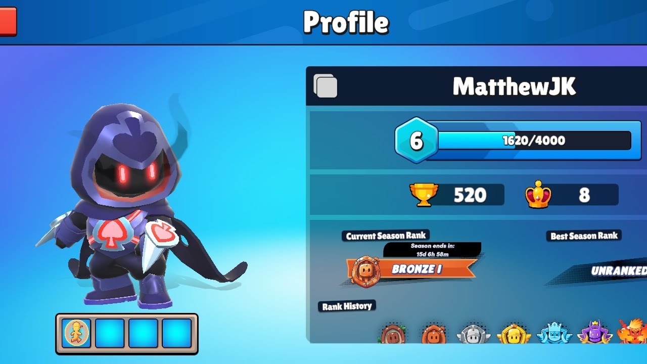 Stumble Guys 8th crown win almost at 10 crowns