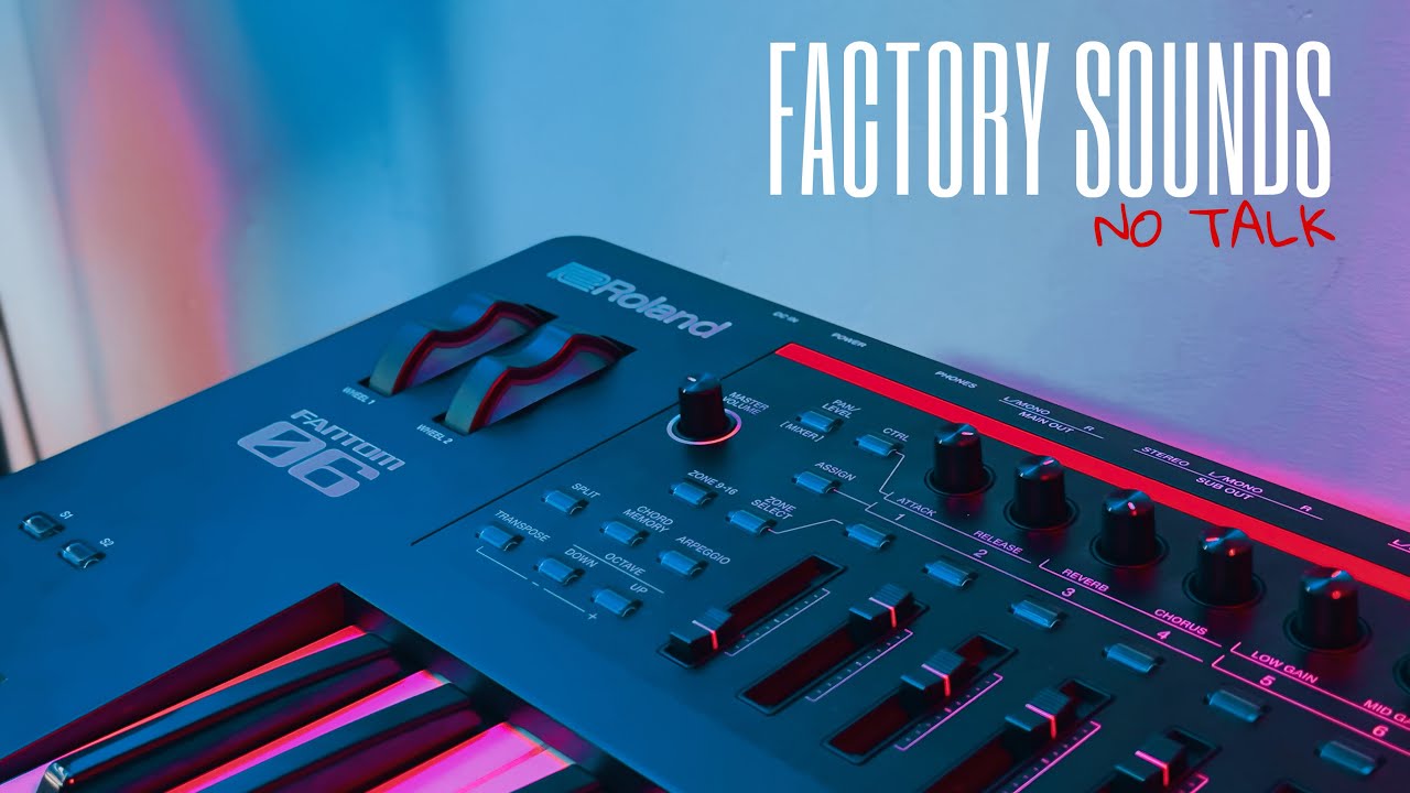Roland Fantom 06 Crazy Factory sounds