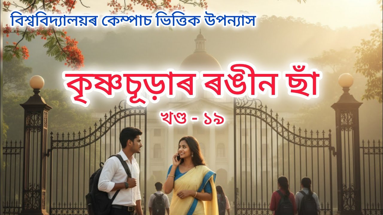 কৃষ্ণচূড়াৰ ৰঙীন ছাঁ || Krishna-Churar Rangin Saa Part - 19 | Assamese Novel | University Life Novel