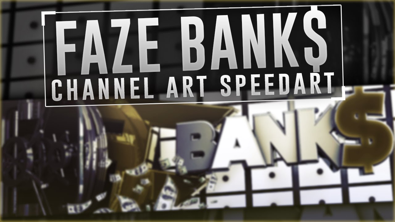 SpeedART #9 - FaZe Banks Channel Art [Modelled]