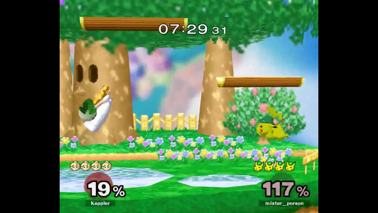 [ass] 175 - Melee Singles LR5 — Keppler ⟮Fox, Peach⟯ vs mister_person ⟮Pikachu⟯