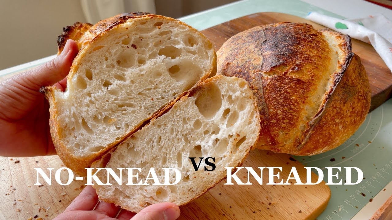 No-knead sourdough vs Kneaded Sourdough | The ultimate guide