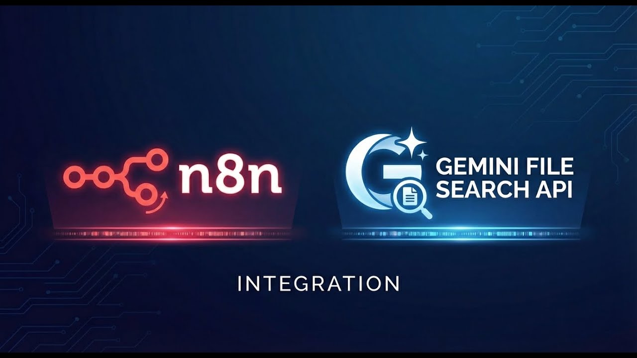 🚀 Maîtrisez le RAG sans code : Gemini File Search API & n8n