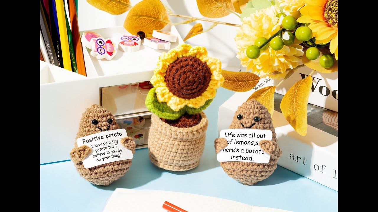 Positive Potato Crochet Kit Detailed Instructional Video