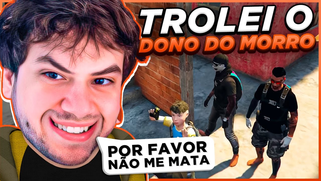 BRUNINHO ENTROU NA FAVELA E TROLOU O DONO DO MORRO! - GTA RP