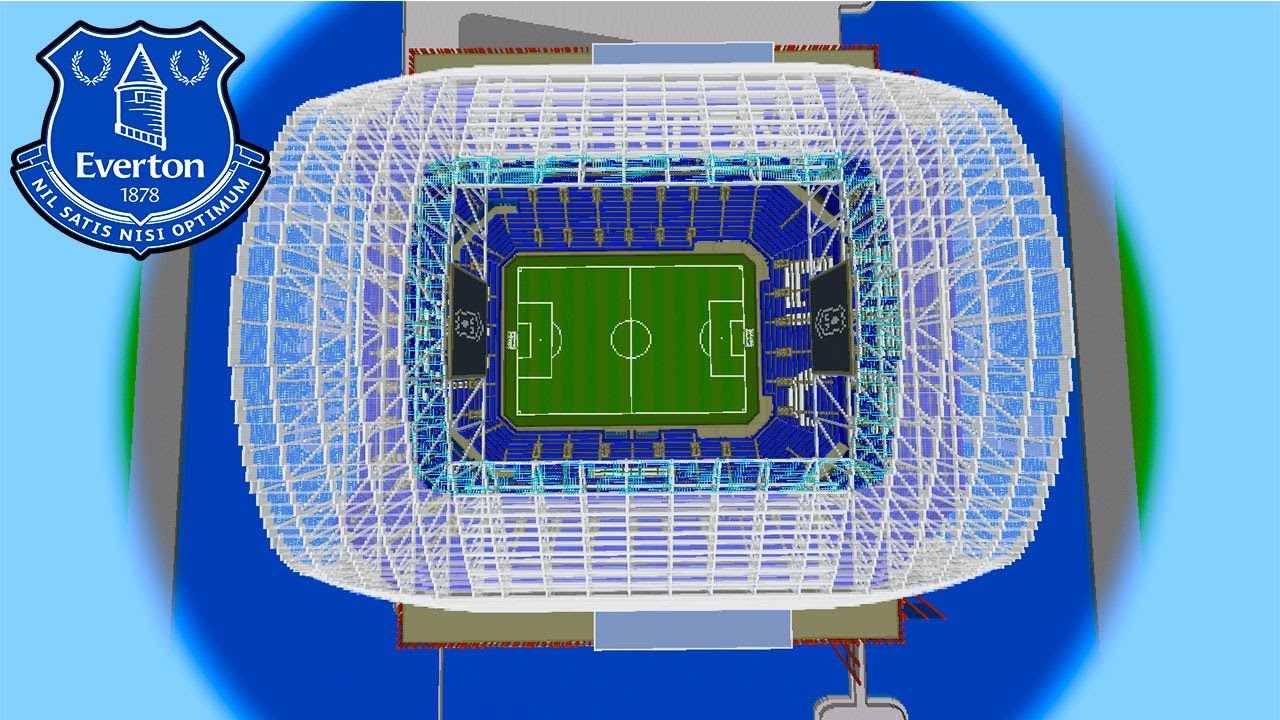 Minecraft - STADIUM - EVERTON ARENA - Bramley Moore Dock (New Everton FC Stadium)  + DOWNLOAD#keşfet