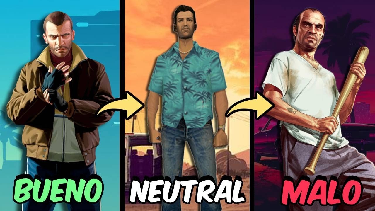 ¿Qué tan malvados son los protagonistas de GTA? - Ranking