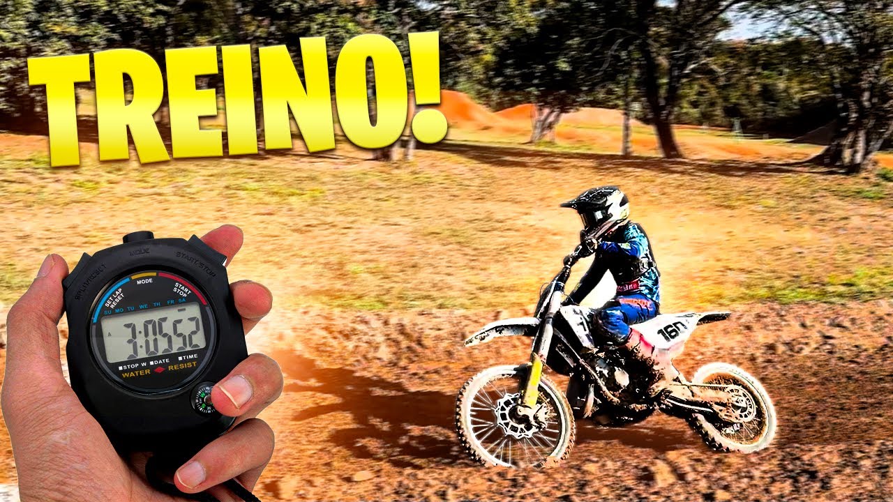 FIZ UM TREINO CRONOMETRADO
