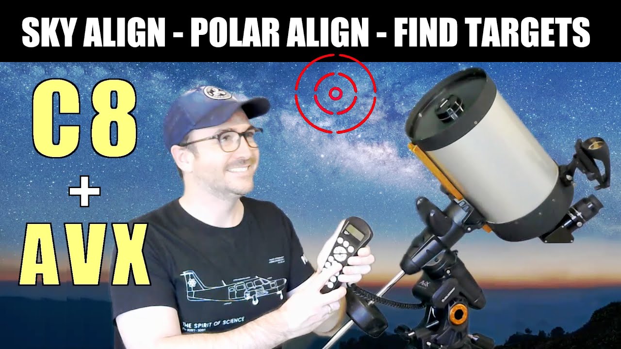 Как использовать монтировку Celestron AVX (с телескопом C8)