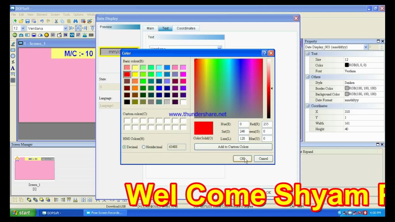 How to Delta hmi Dopsoft program in hindi # HMI programming# HMI training