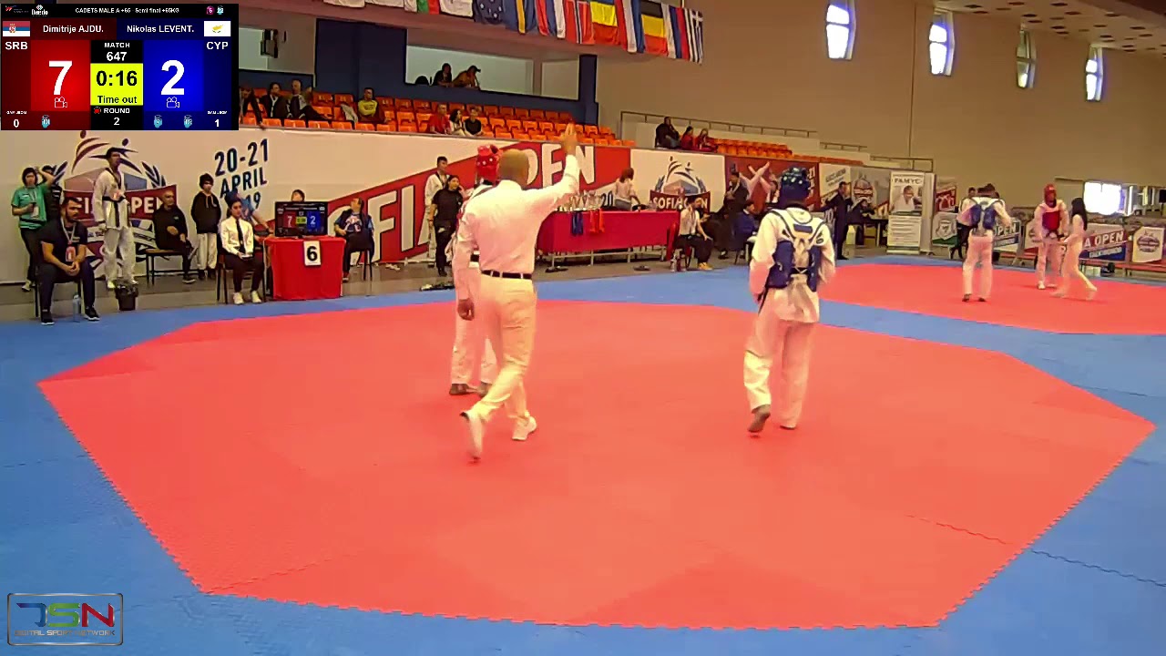 647  Nikolas LEVENTIS, CYP vs  Dimitrije AJDUKOVIC, SRB 10 12