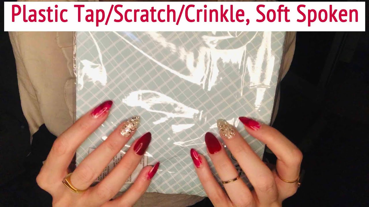 ASMR * Julie's Custom Video! * Thin & Thick Plastic * Tap/Scratch/Crinkle * Soft Spoken * ASMRVilla