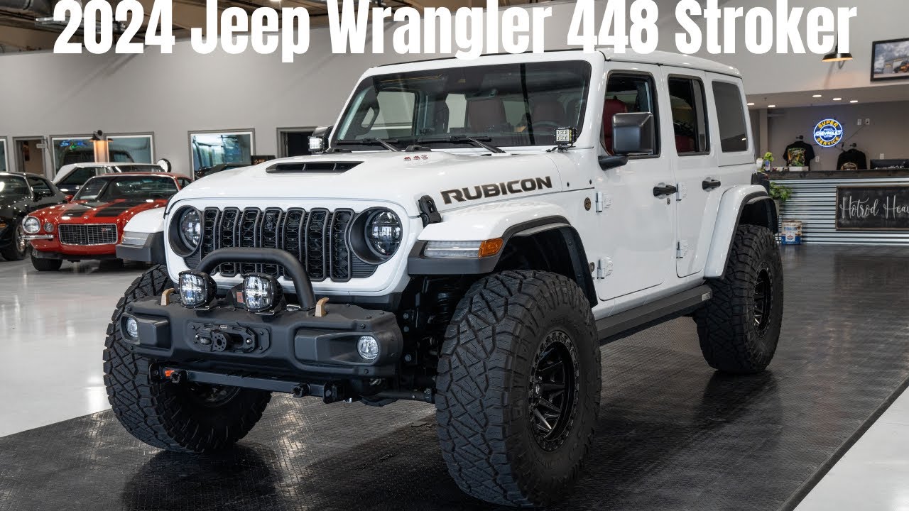 2024 Jeep Wrangler 448 Stroker walk-around and driving 4K. Available here at Burnyzz!
