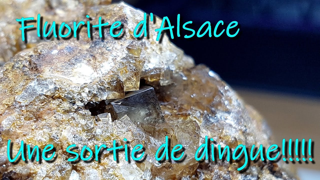 [MINÉRAUX] Fluorite, une sortie incroyable!!!!!